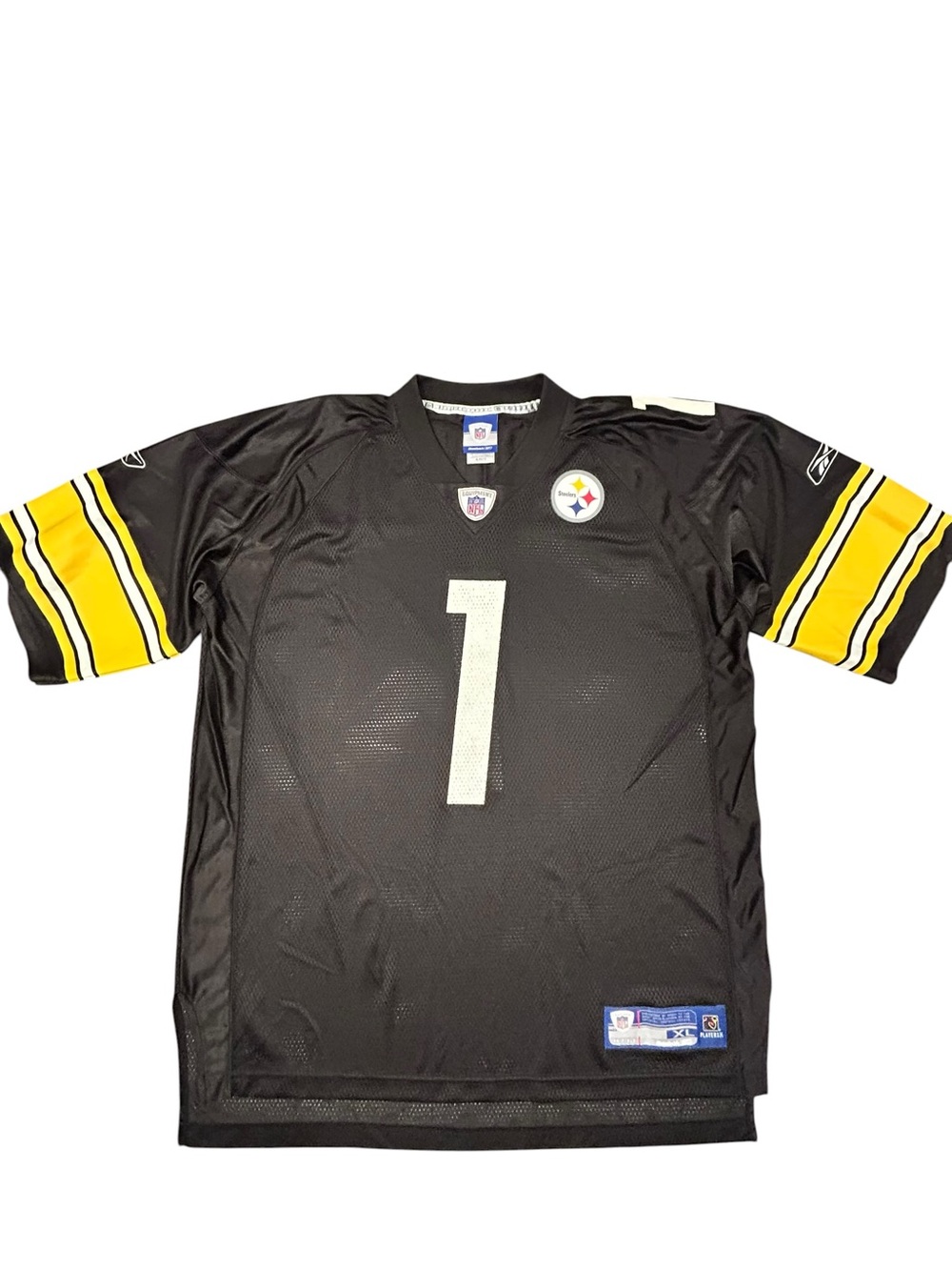 NFL On Field Reebok Pittsburgh Steelers Men's Black 1 Football Jersey Wagoner XL